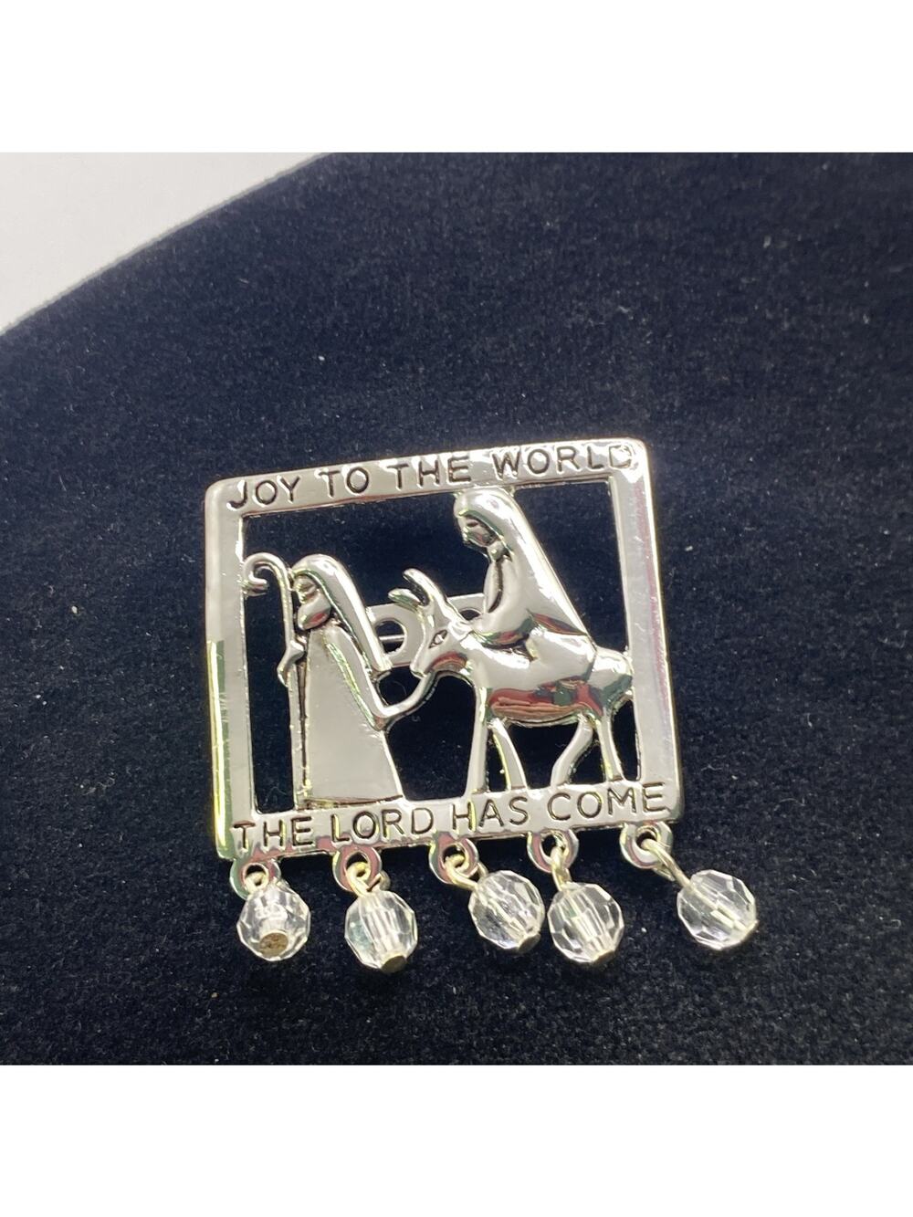Joy To The World Faith Lapel Pin Christian Faith Pin